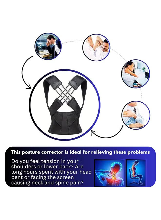Back Brace Posture Corrector          "دعامة ظهر مصححة القامة"